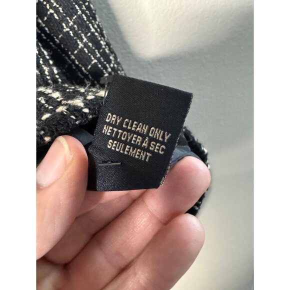 Christian‎ Siriano Women's Black Jacket Sz XS short jacket long sleeve collared - Picture 5 of 7